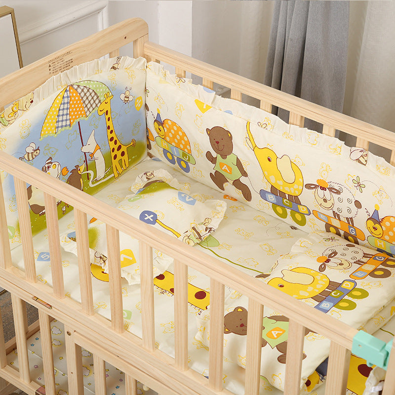 Enhance Your Baby's Safety with the Baby Crib Kit Anti-collision Soft Bag Thickened